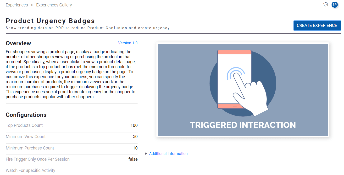 Product Urgency Badges