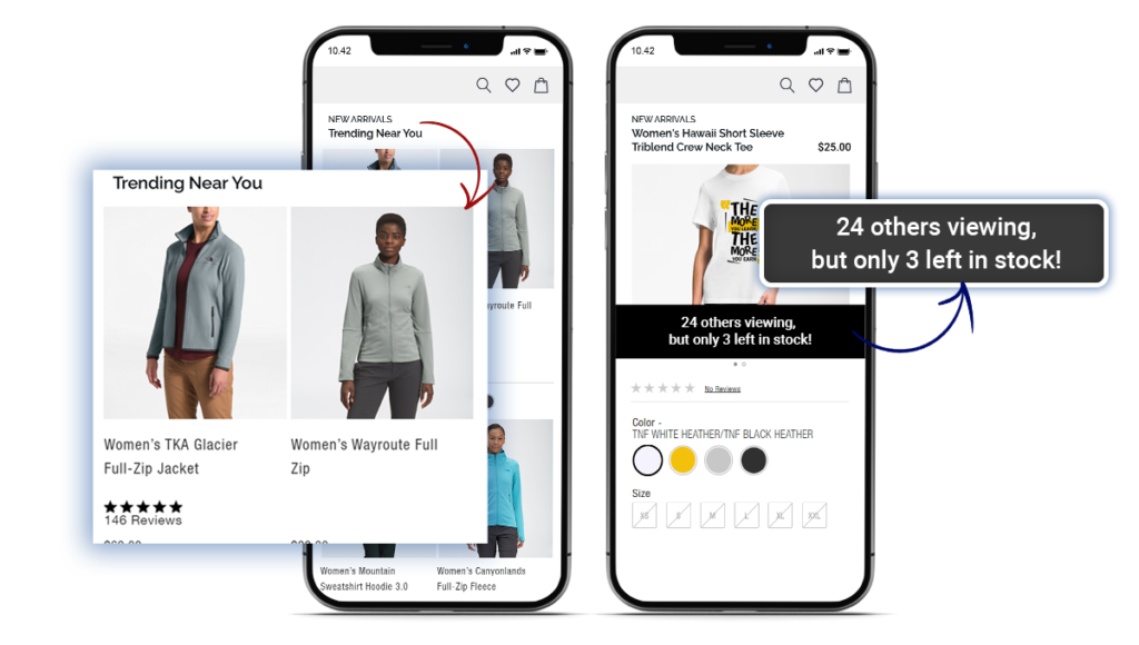 Social proof by location