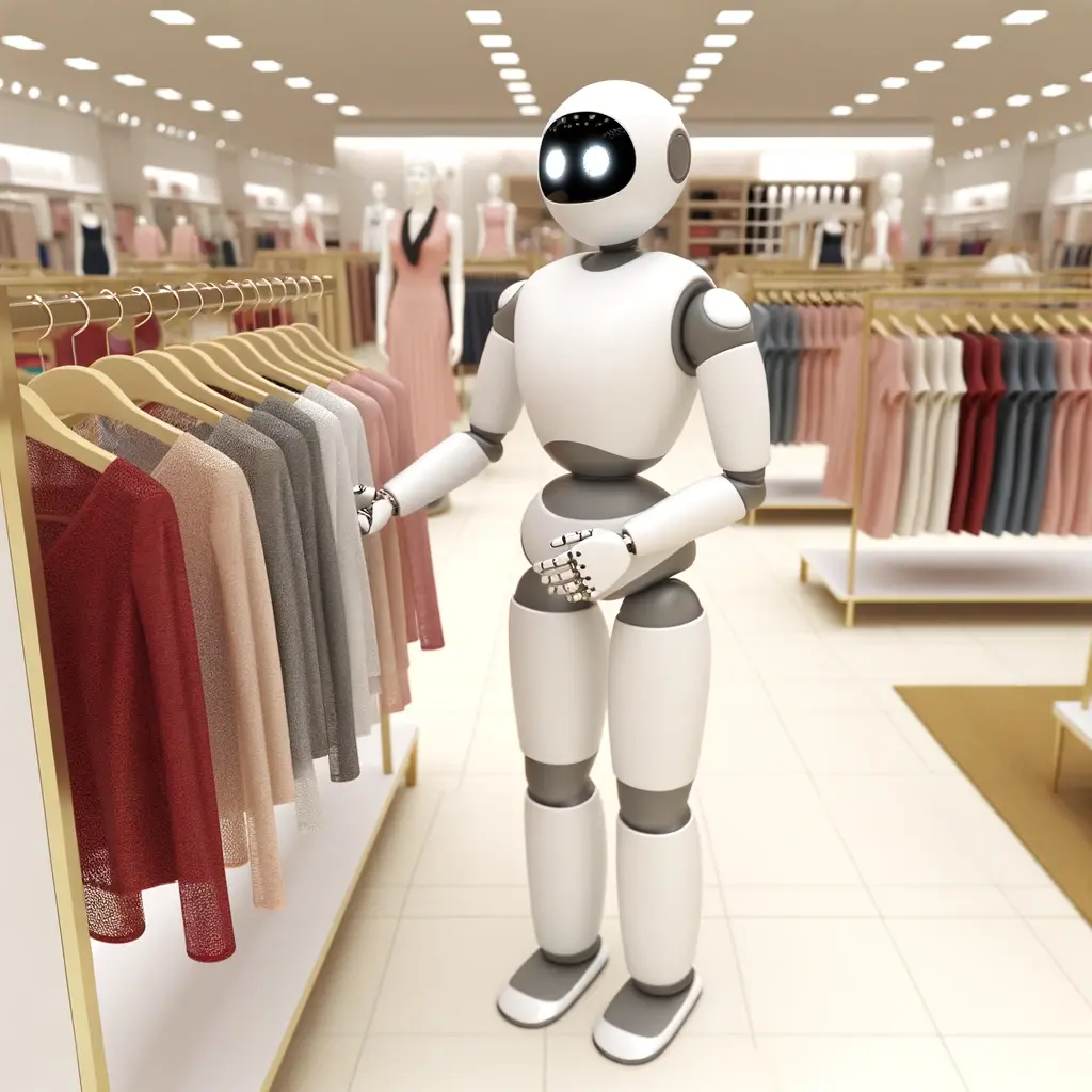 Robot shopping in the future